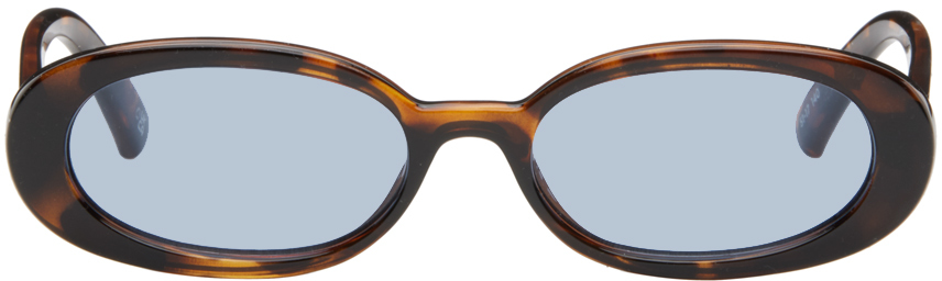 Shop Le Specs Ssense Exclusive Brown Outta Love Sunglasses In Lsp2465409