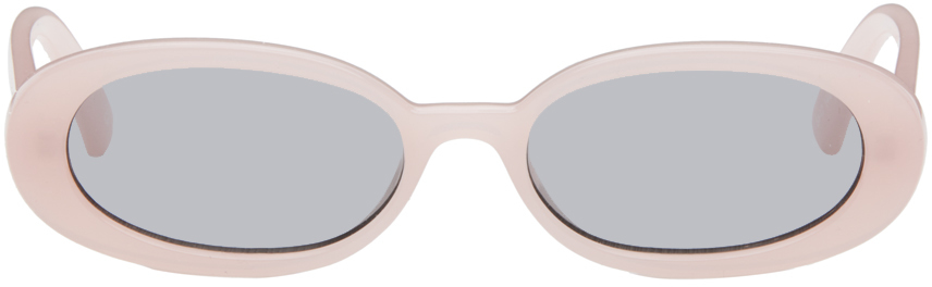 Shop Le Specs Ssense Exclusive Pink Outta Love Sunglasses In Lsp2465407