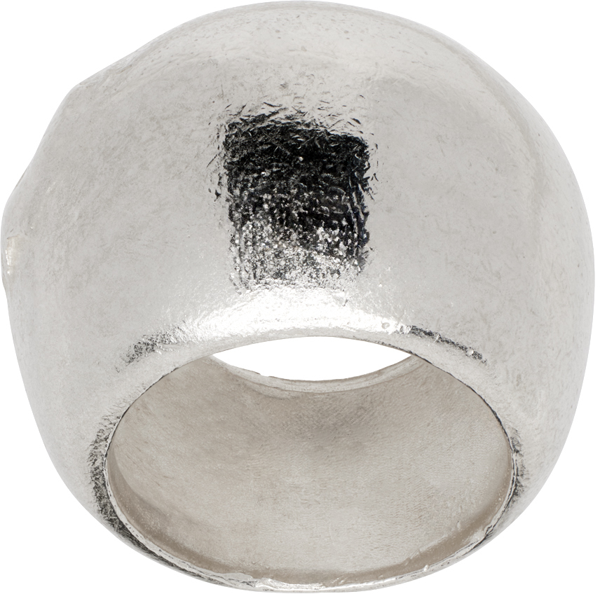 Shop Alighieri Silver 'the Bombe' Ring In 00 Silver