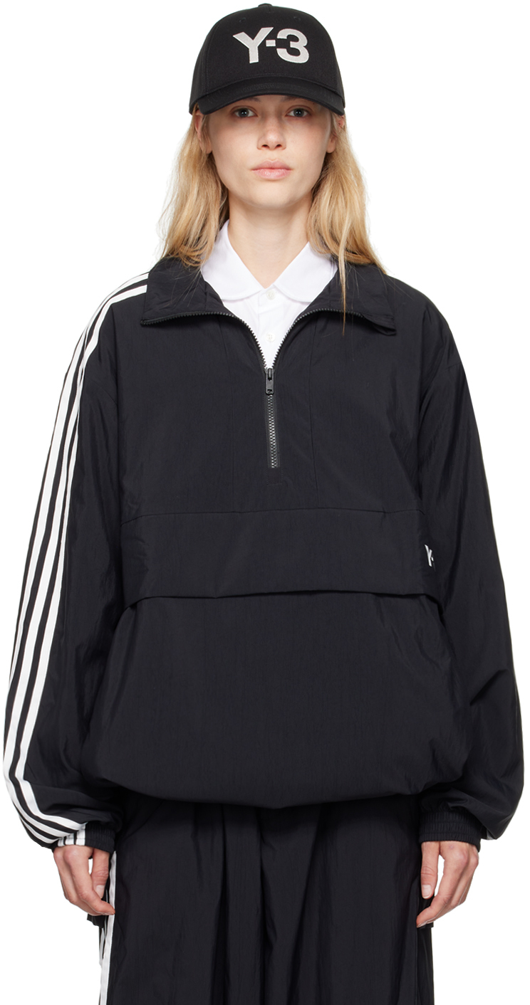 Y-3: Black 3S NYL HZ Track Jacket | SSENSE