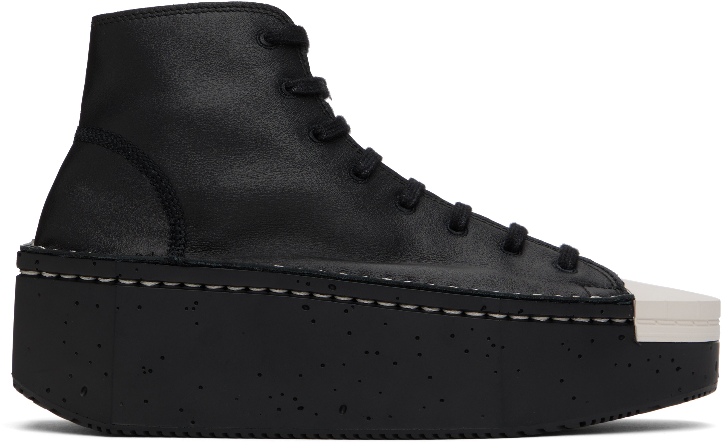 Shop Y-3 Black Kyasu Hi Sneakers