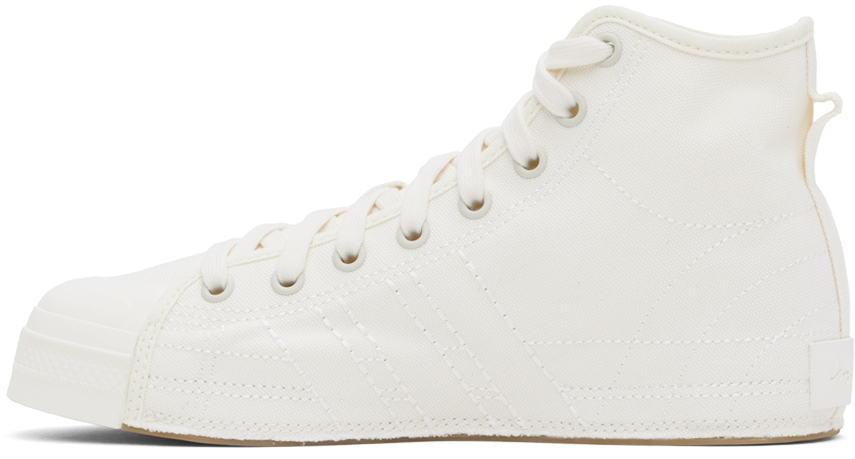 Y-3 White Nizza Hi Sneakers In White