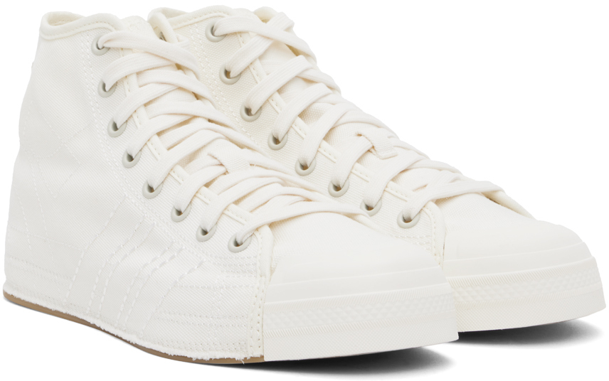Y-3 White Nizza Hi Sneakers In White