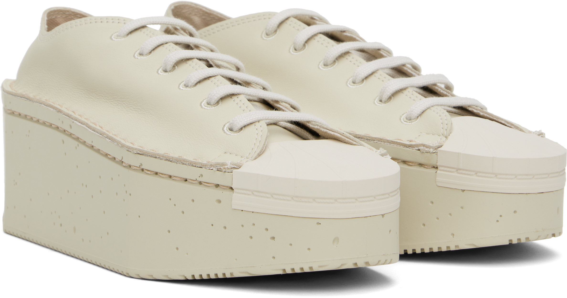 Y-3 X Adidas Kyasu Sneakers 65mm In Beige