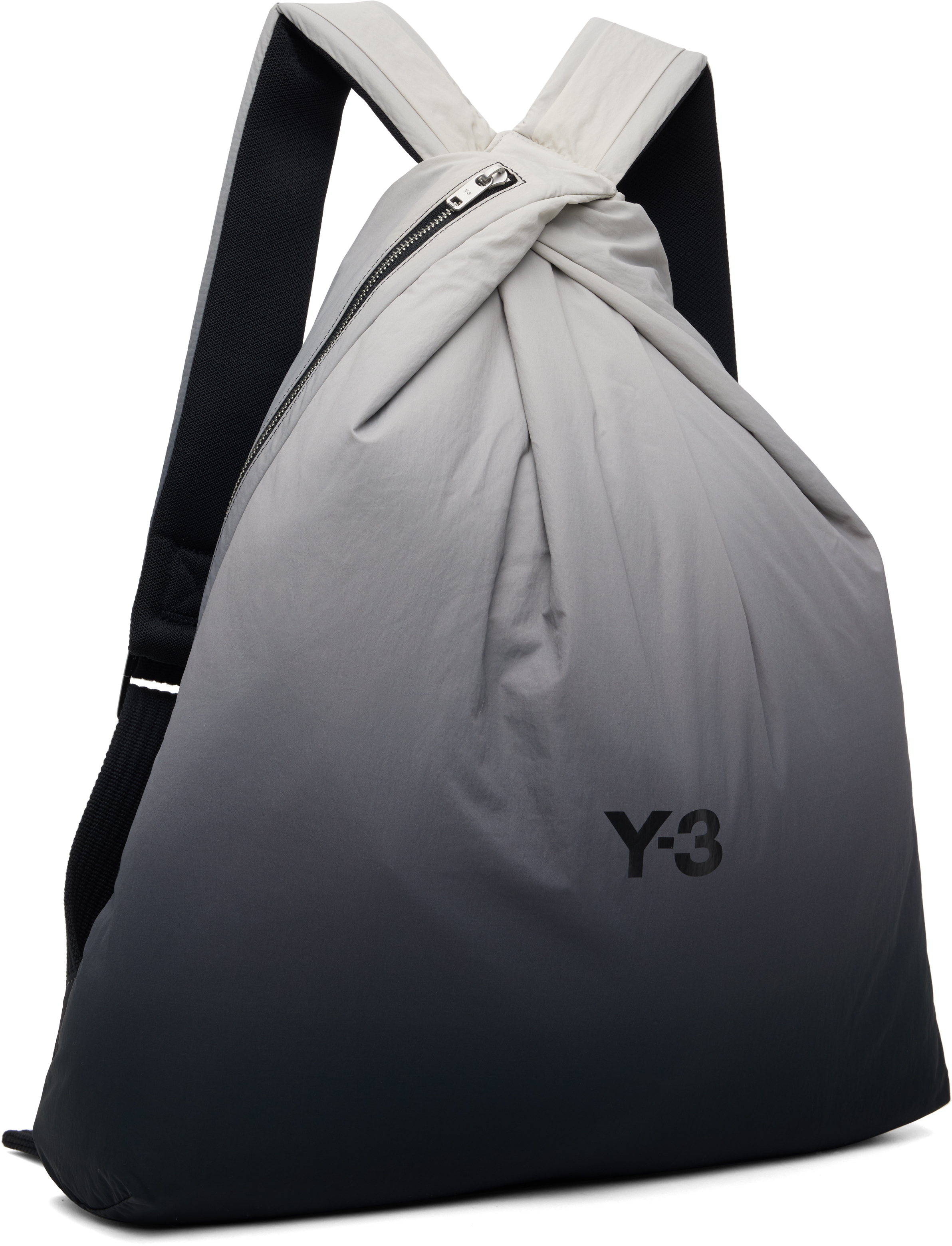 Y-3 Gray & Black Ombré Backpack | Smart Closet