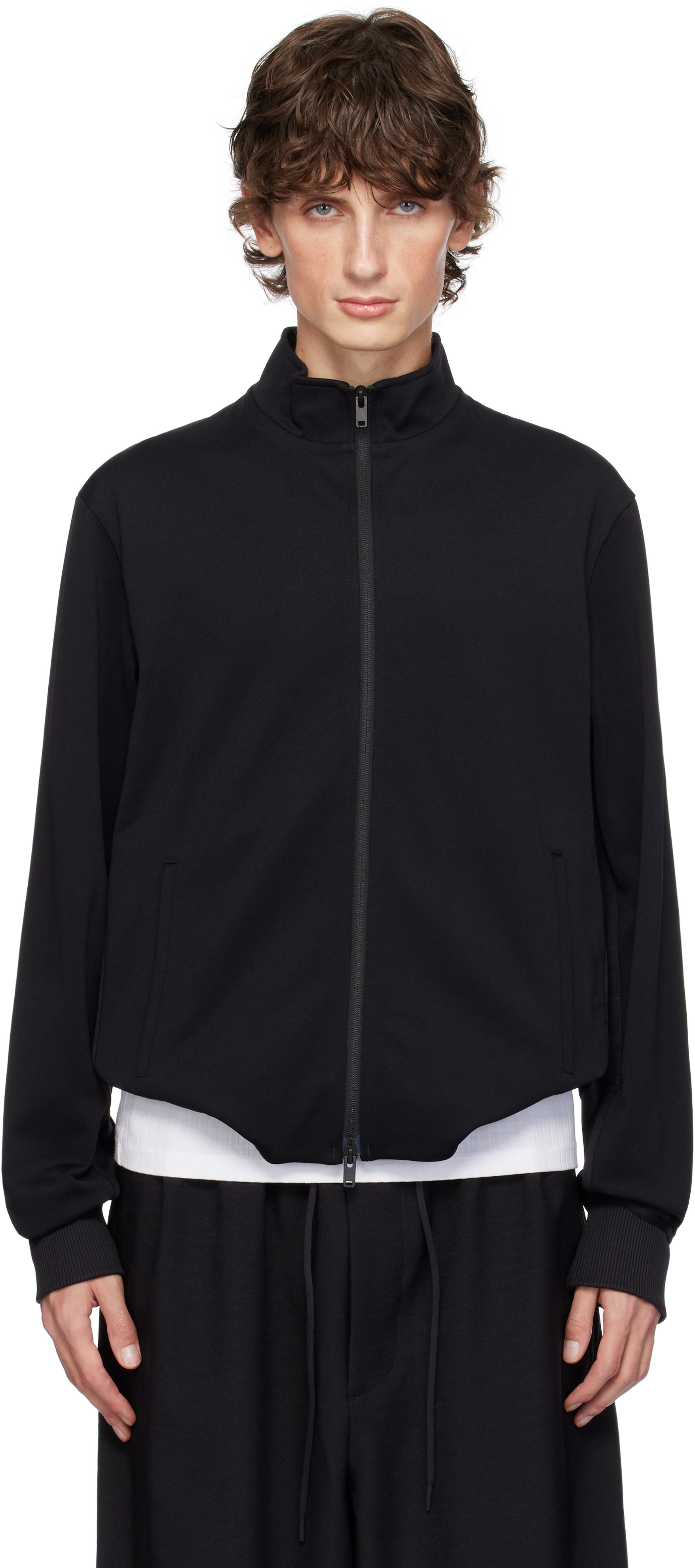 Black Lightweight Track Jacket