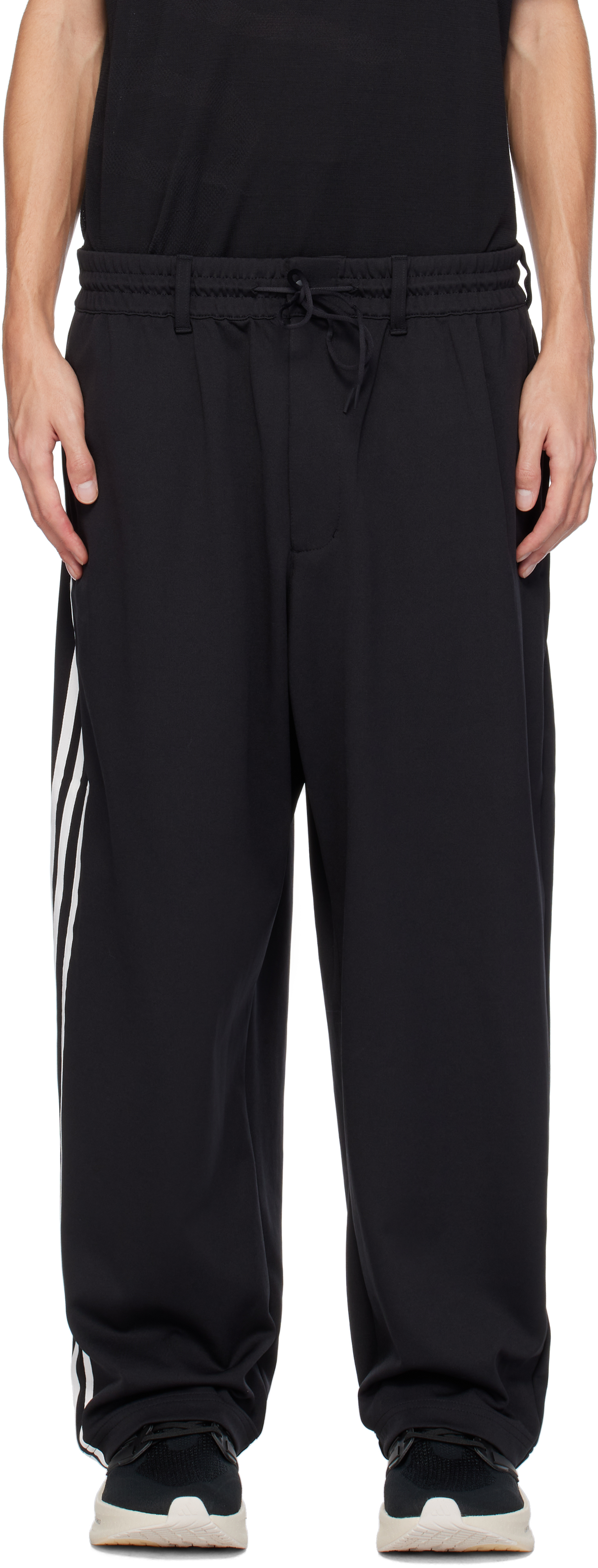 Shop Y-3 Black Es Track Pants