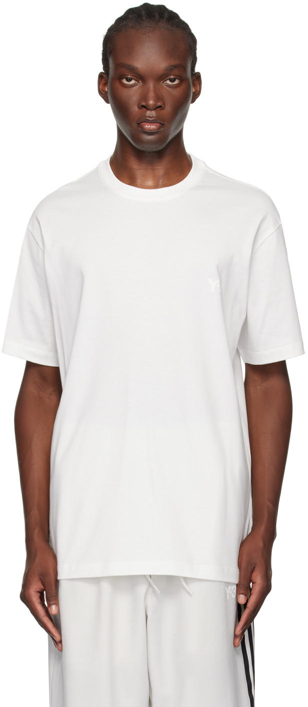 Shop Y-3 White Graphic T-shirt