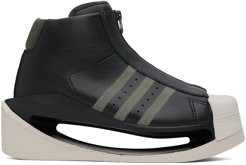 Y-3 BLACK GENDO PRO MODEL SNEAKERS 