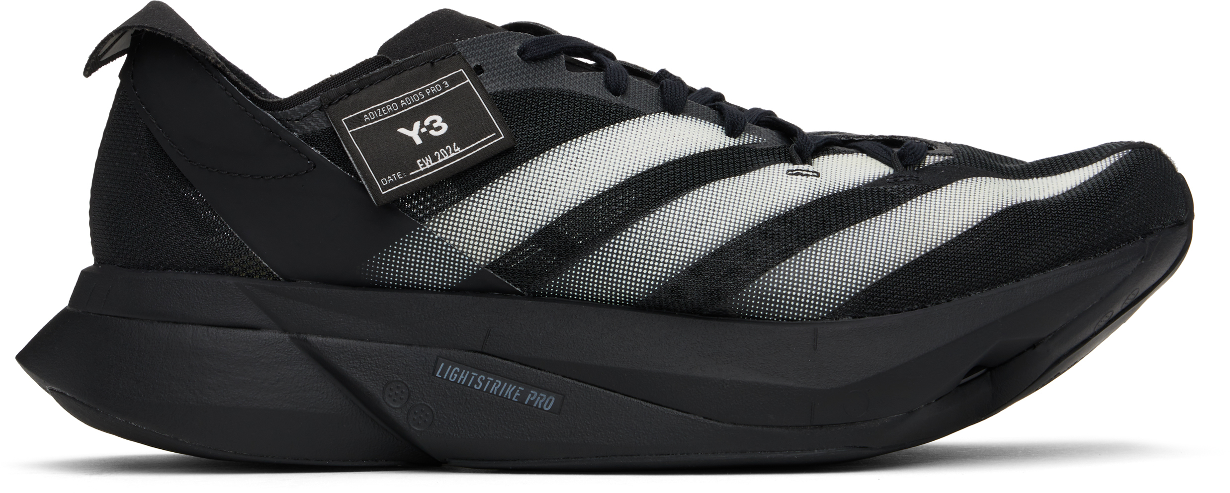 Shop Y-3 Black Adios Pro 3.0 Sneakers