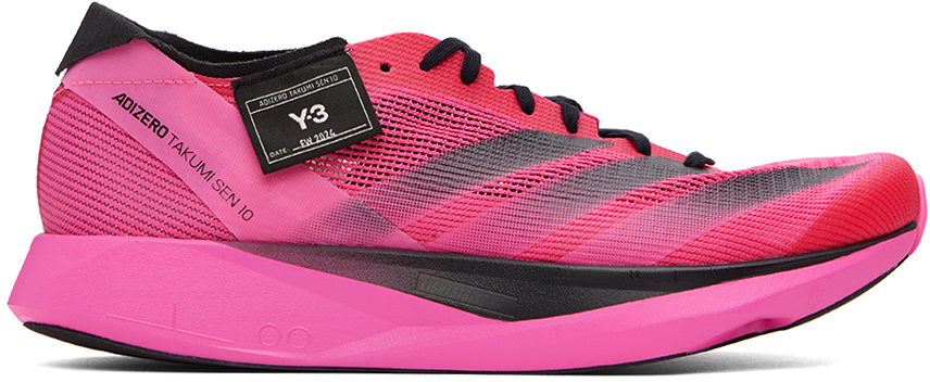 Shop Y-3 Pink Takumi Sen 10 Sneakers