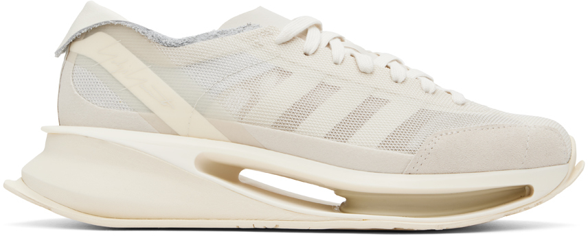 Shop Y-3 Off-white S-gendo Run Sneakers In Beige