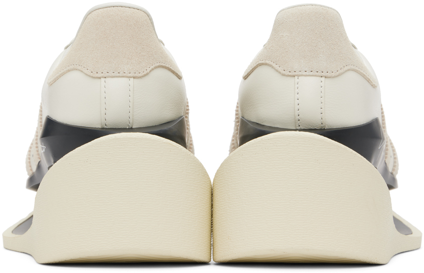 Y-3 Off-white & Black Gendo Superstar Sneakers In White