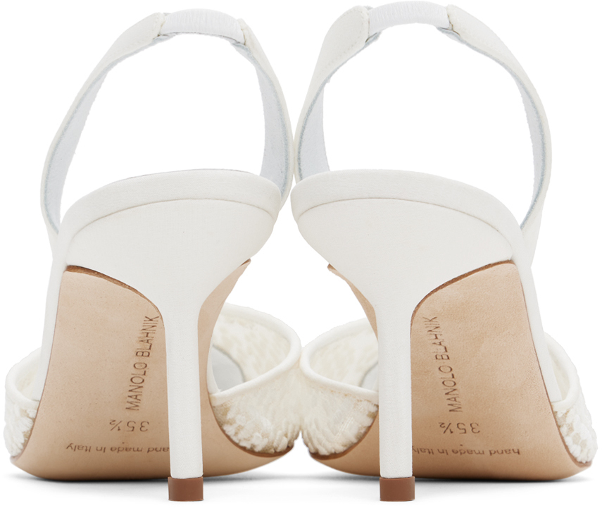 Manolo Blahnik White Capsule Heels In Lcrm1309/ywov976w