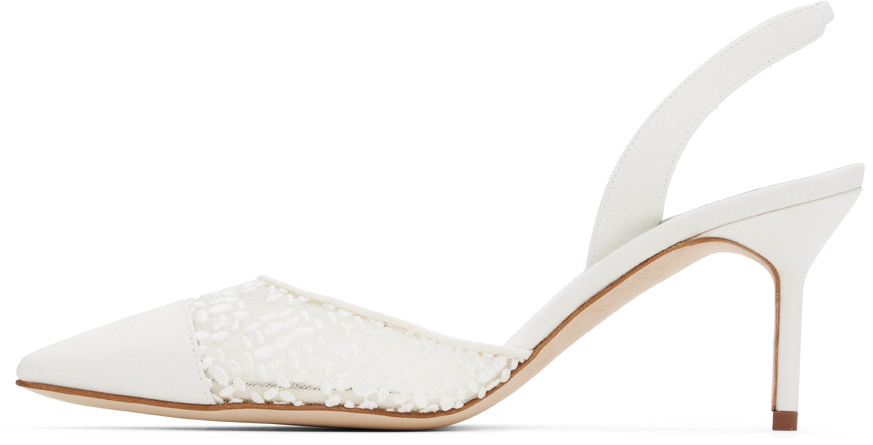 Manolo Blahnik White Capsule Heels In Lcrm1309/ywov976w