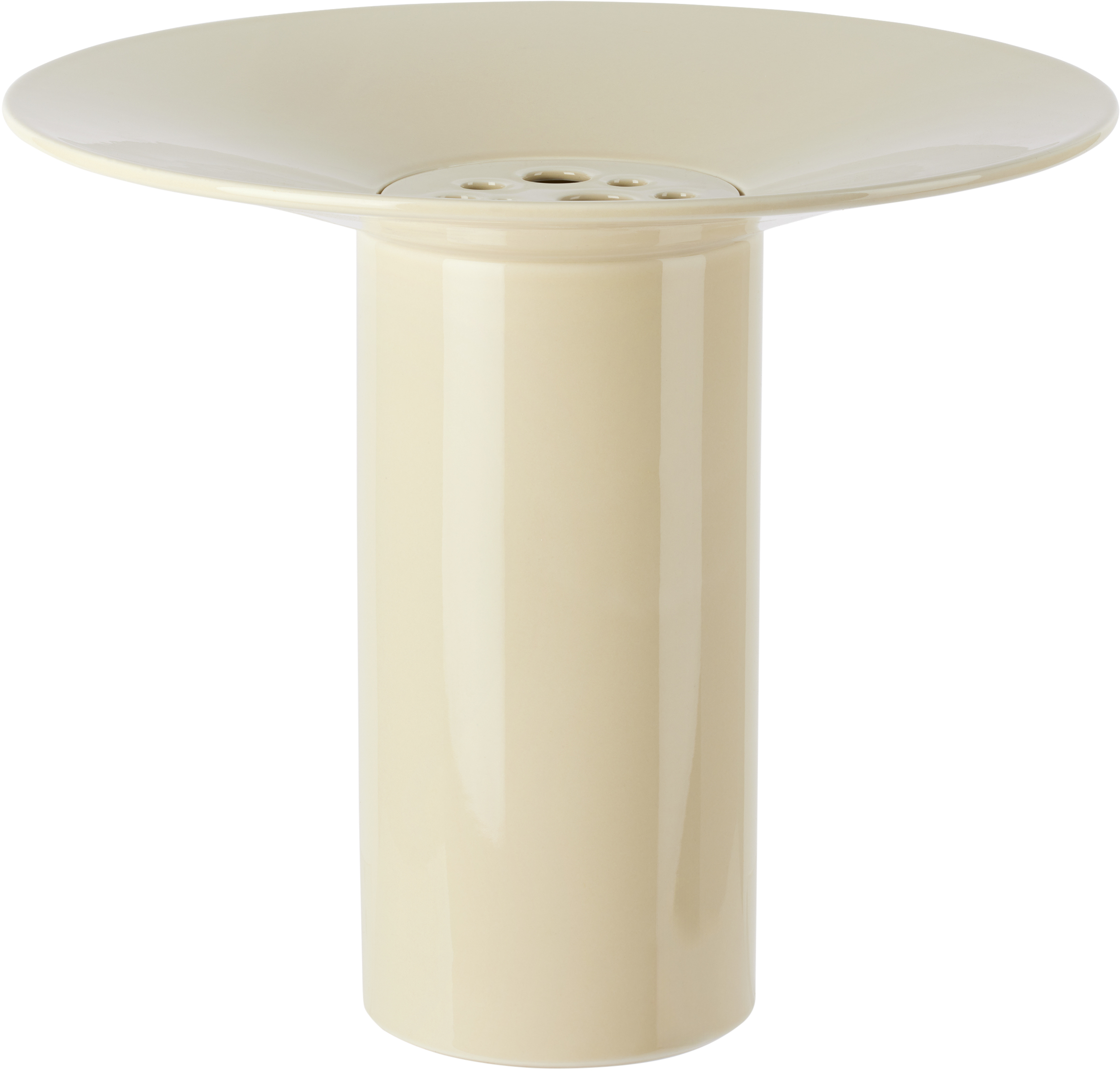 Audo Copenhagen Off-white Hana Vase In Ashen