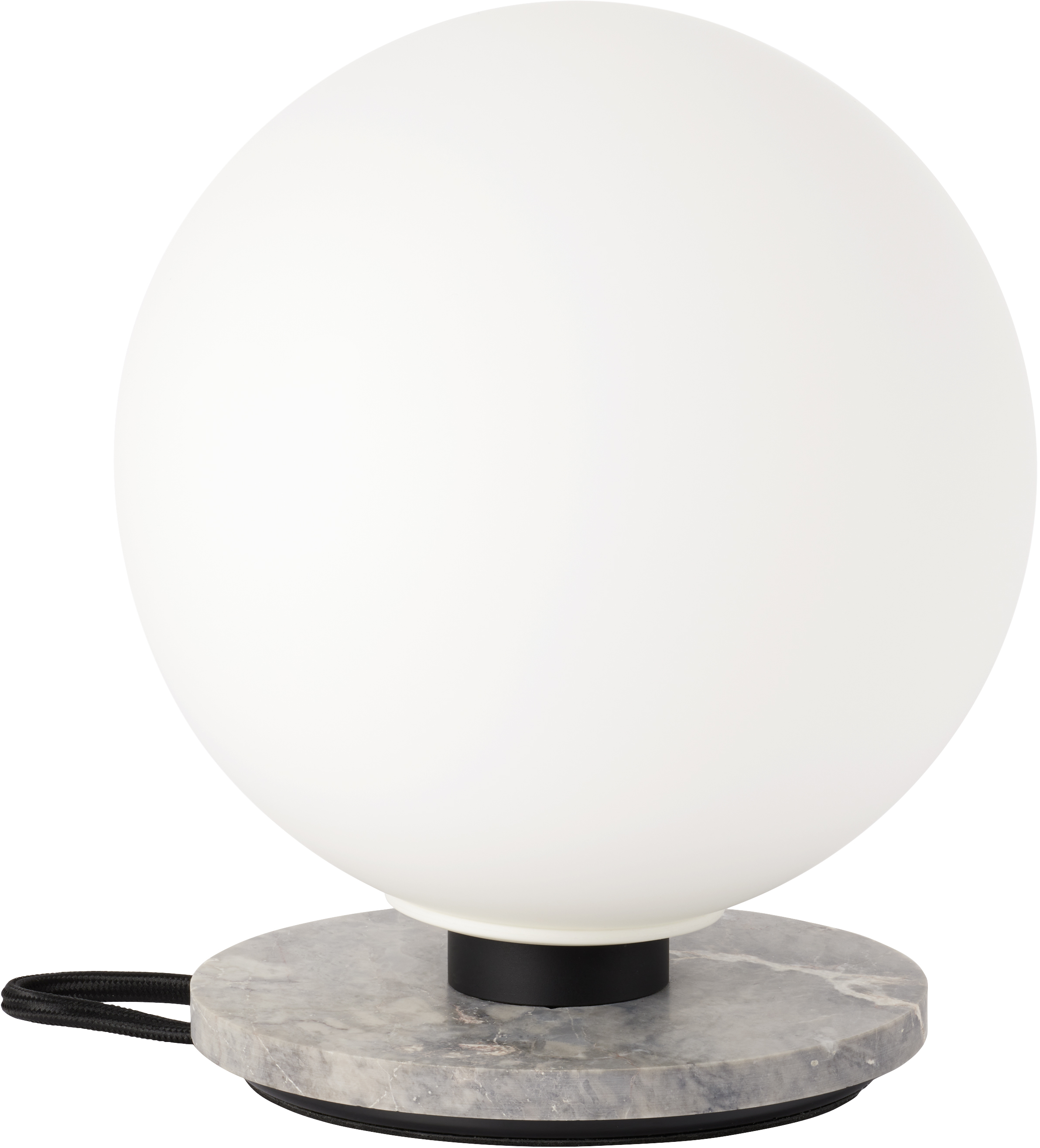 Audo Copenhagen White & Gray Tr Bulb Table Lamp In Grey Marble
