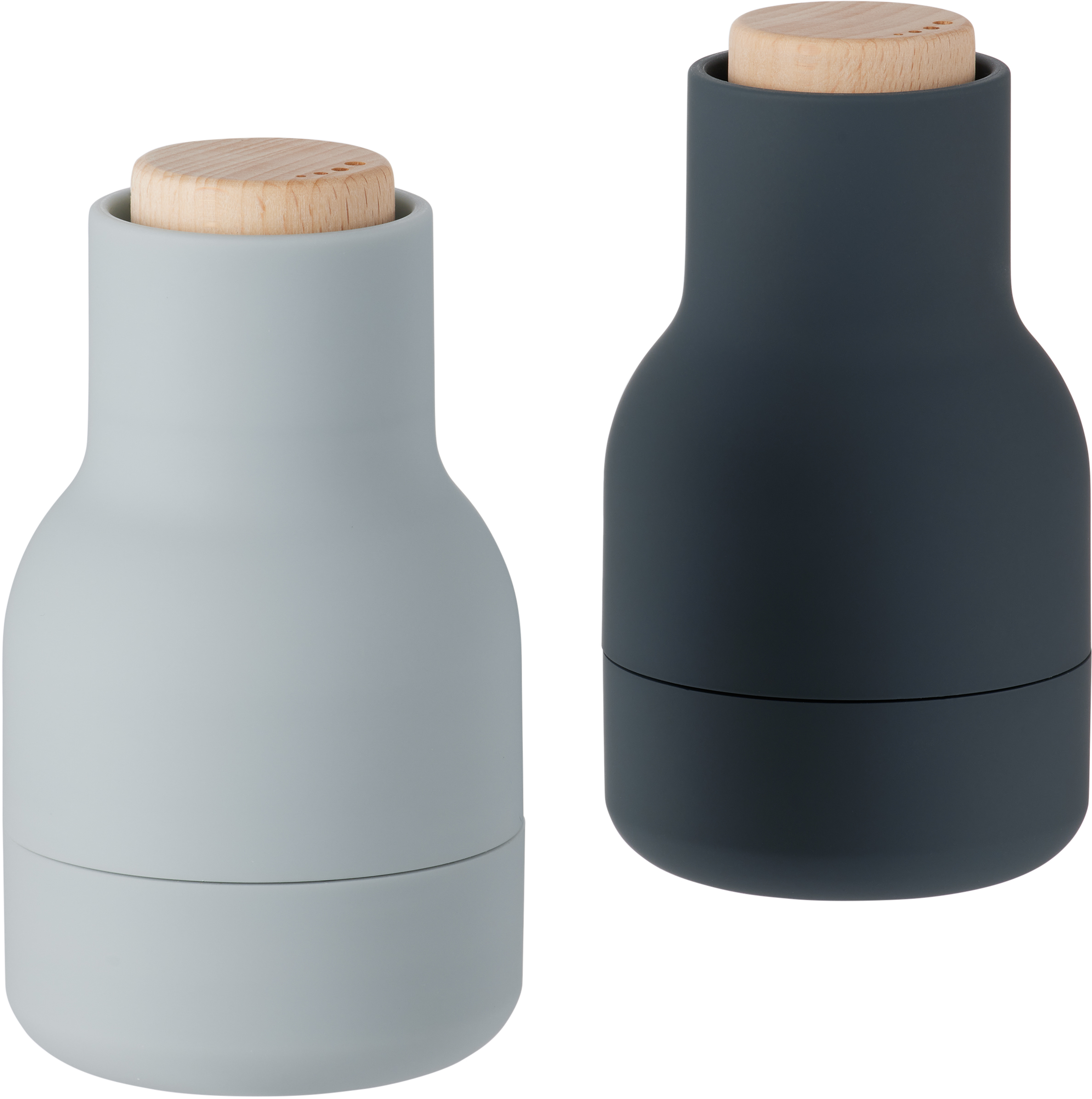 Audo Copenhagen Two-pack Blue Small Bottle Grinder In Blues