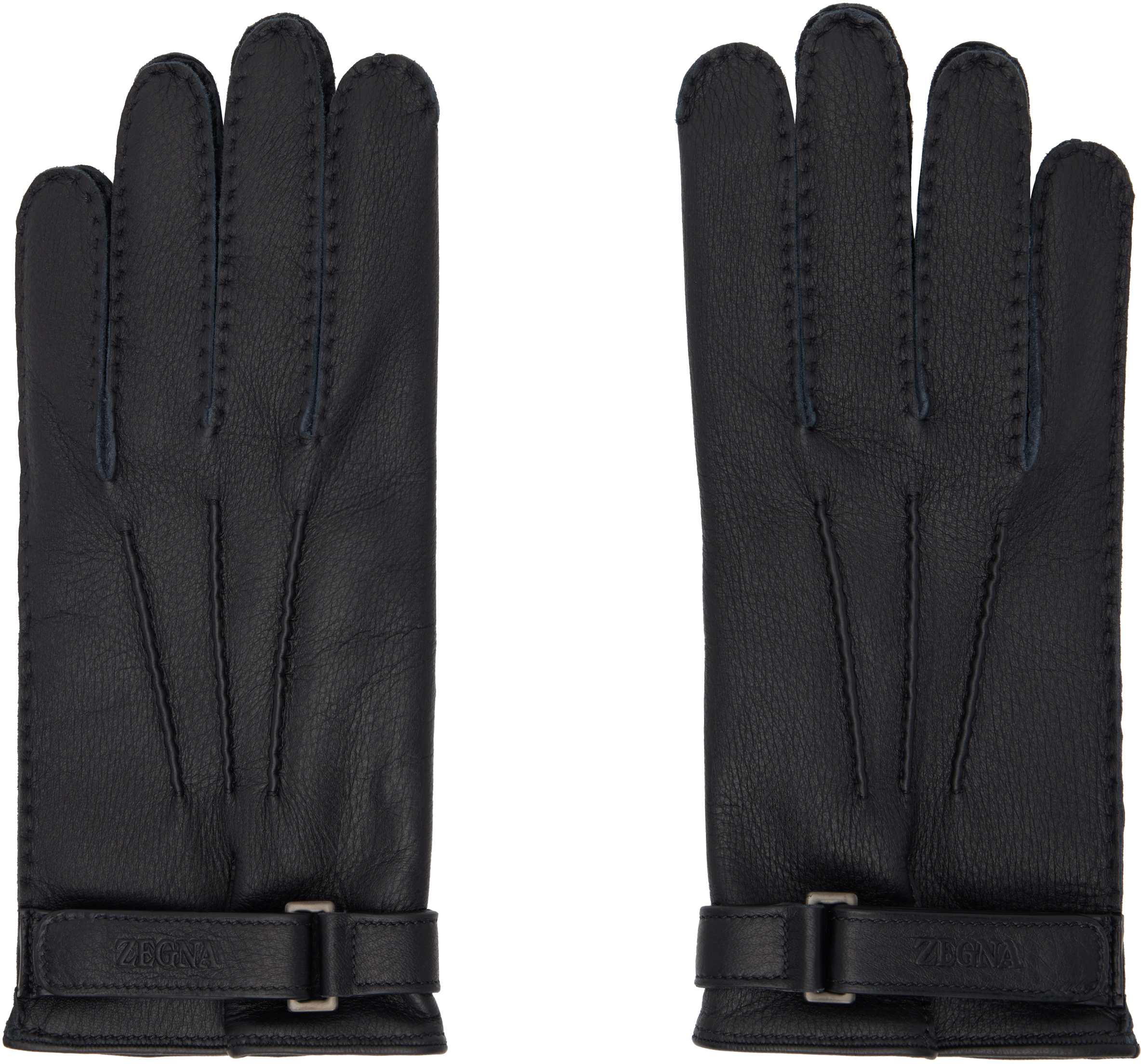 Black Deerskin Gloves