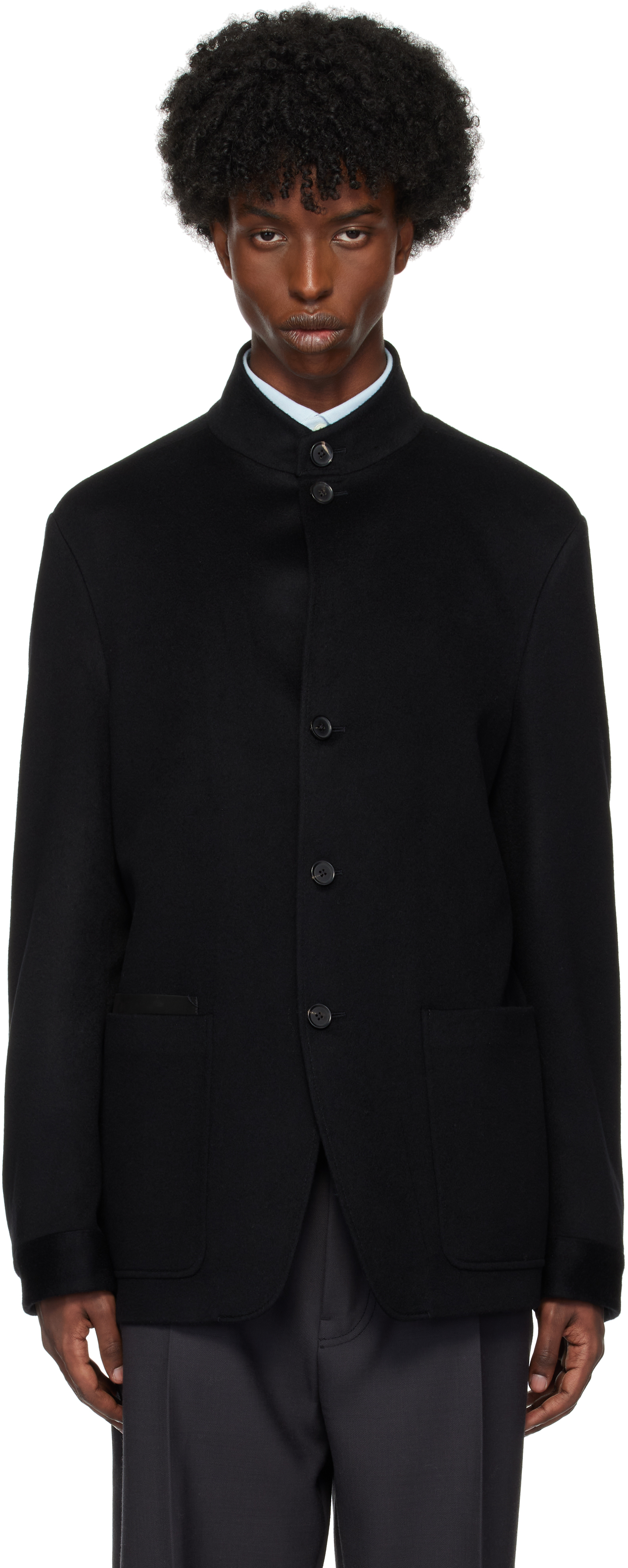 Black Oasi Cashmere Il Conte Jacket