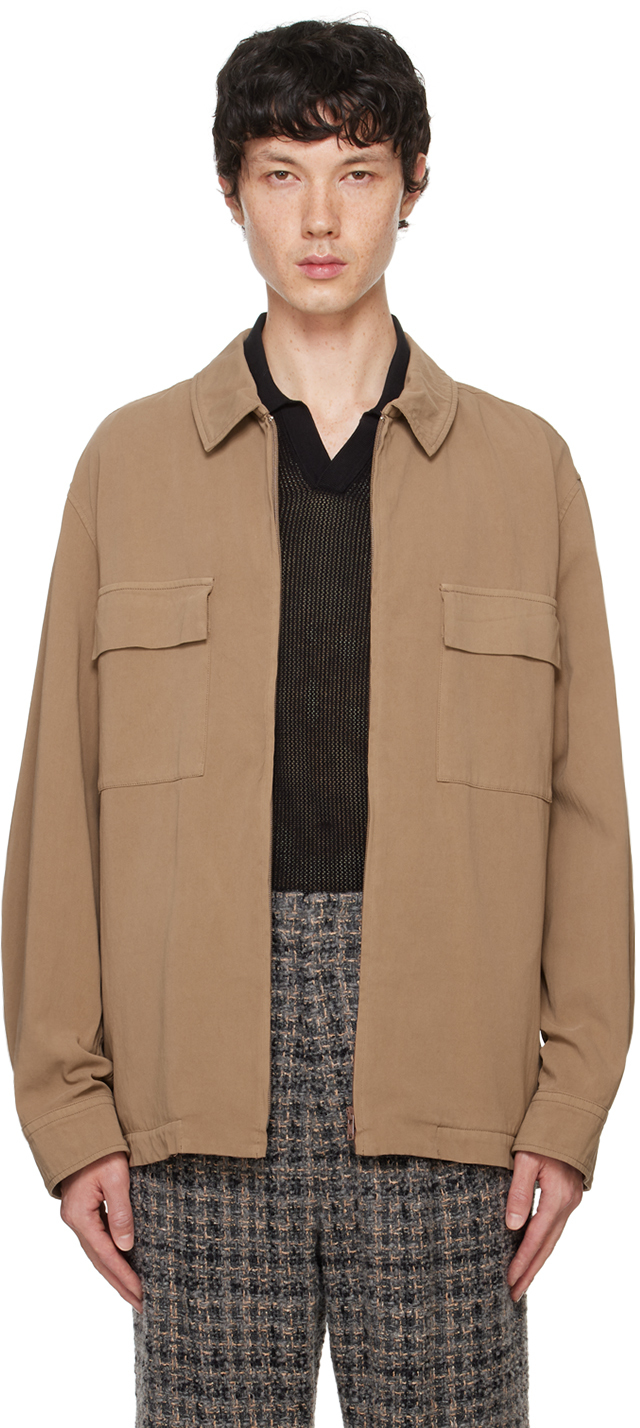 Beige Cotton Jacket