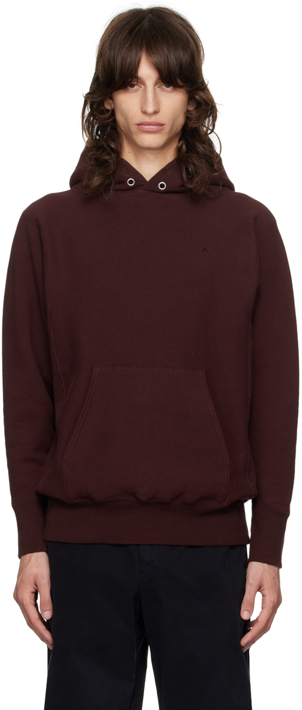 Burgundy Natural Dyed Urake Hoodie