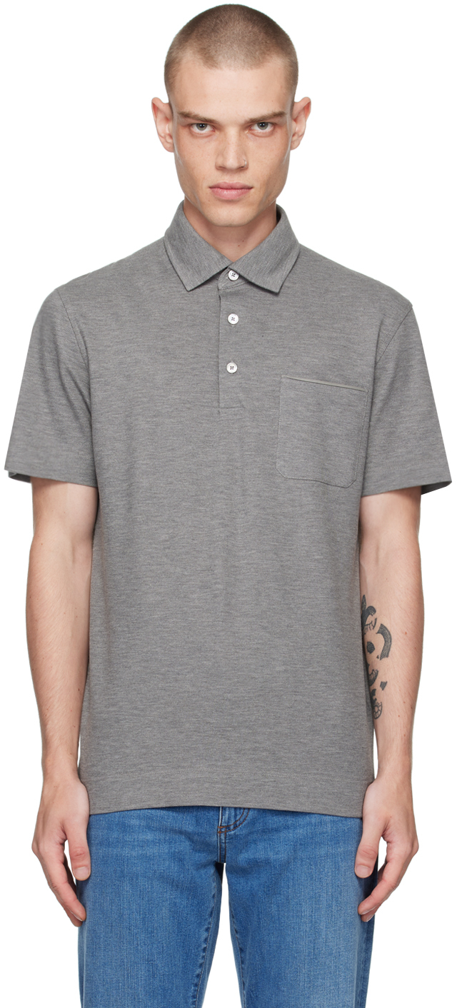 White Pocket Polo