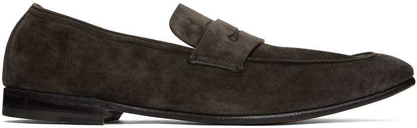 Brown Suede L'Asola Loafers