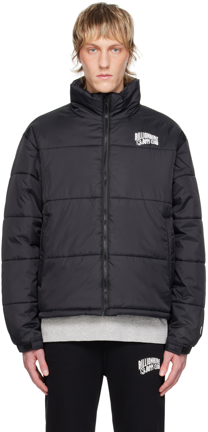 Shop Billionaire Boys Club Black Small Arch Puffer Jacket