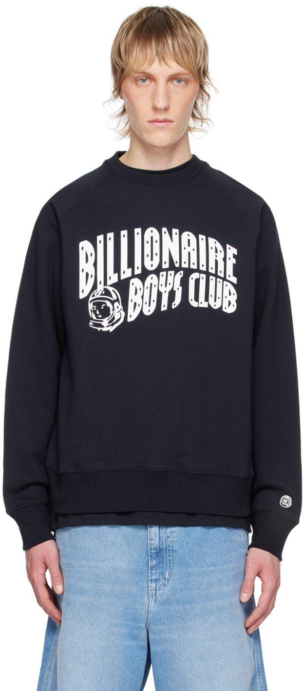 Shop Billionaire Boys Club Navy Arch Sweatshirt