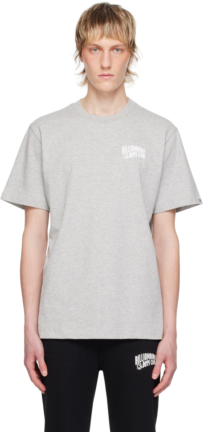 Shop Billionaire Boys Club Gray Small Arch T-shirt In Heather Grey
