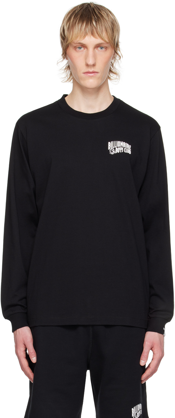 Shop Billionaire Boys Club Black Small Arch Long Sleeve T-shirt