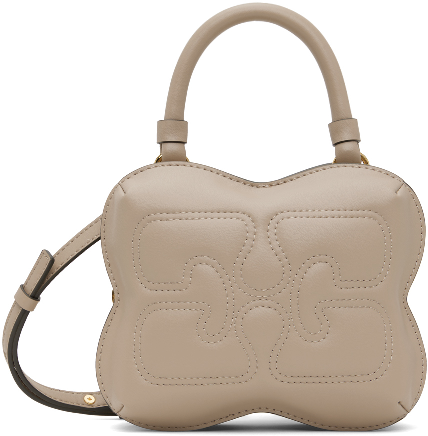 Taupe Small Butterfly Crossbody Bag
