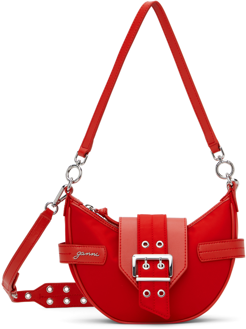 Red Small Bucky Crossbody Bag