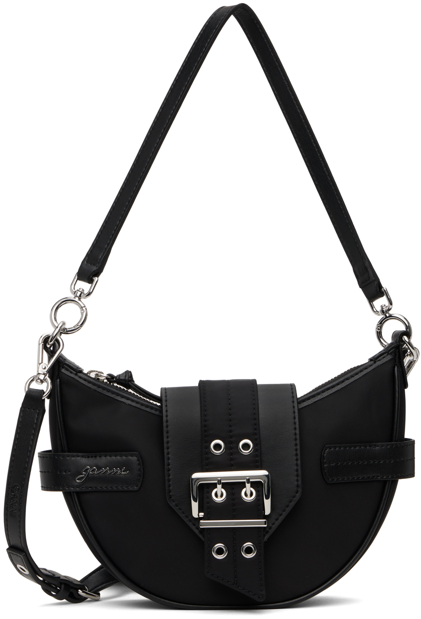 Black Small Bucky Crossbody Bag