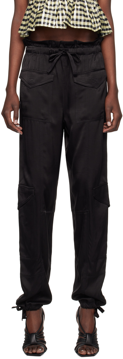 Black Relaxed Fit Trousers