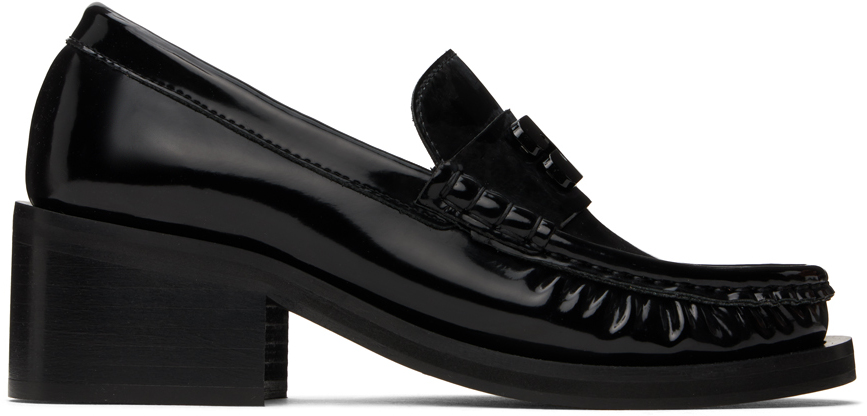 【関税&送料込】Ganni Butterfly Logo Loafer Black Black Butterfly Logo Loafers | GANNI US