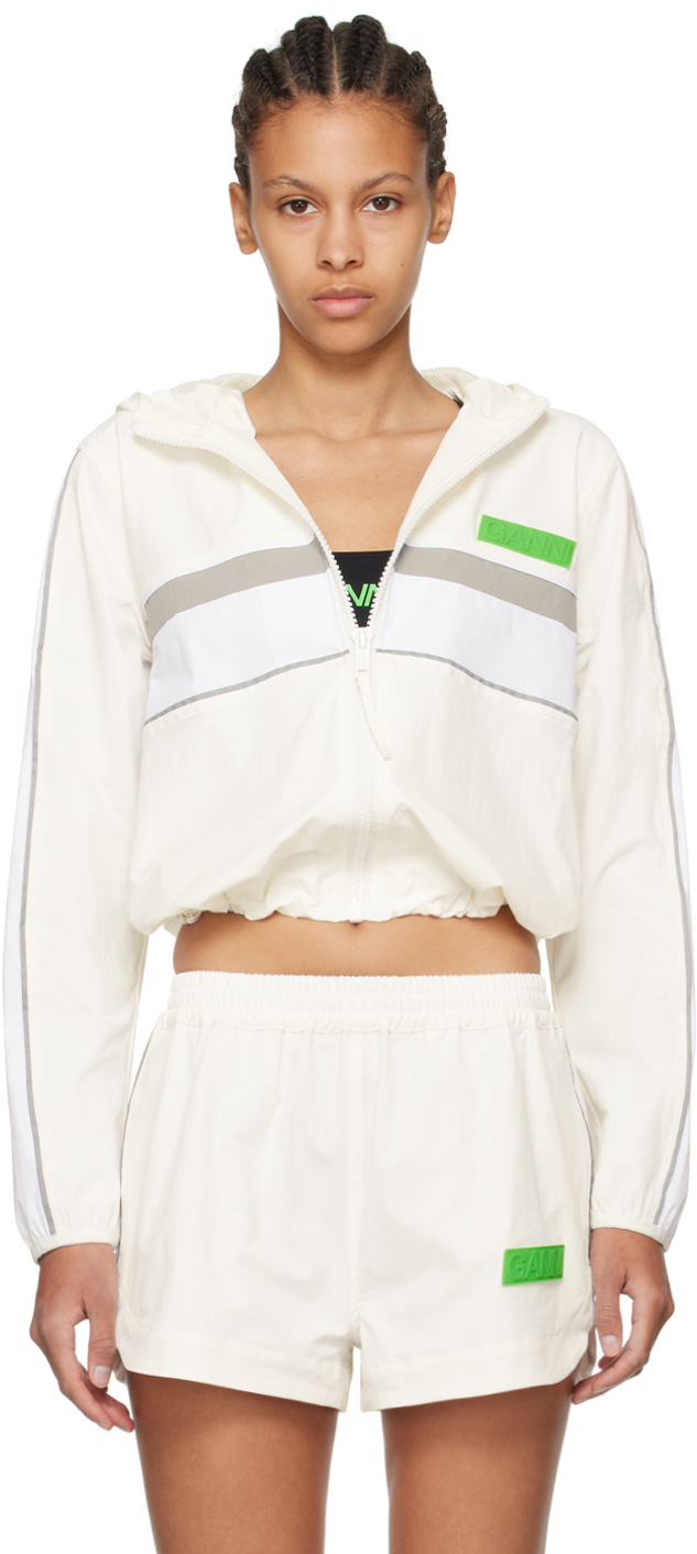 White Shell Track Jacket