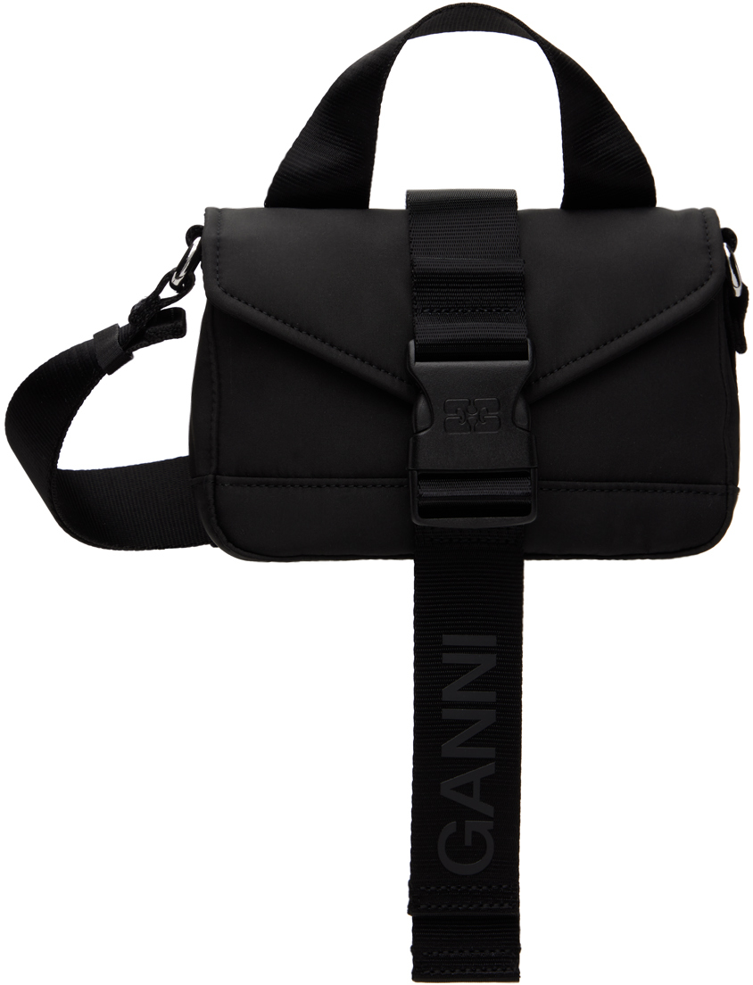 Black Tech Mini Satchel Bag
