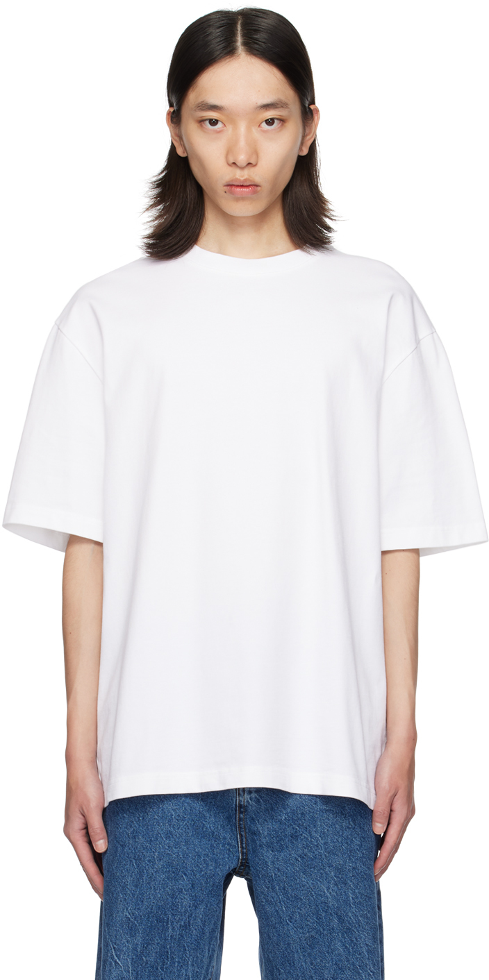 Shop Rohe White Oversized T-shirt In 100 Optic White