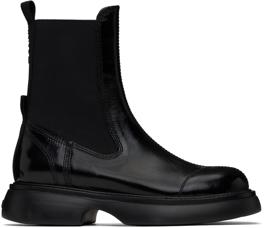 【関税込み】GANNI ブラック Performance Hiking ブーツ Ganni Black Performance Hiking Boots | ModeSens