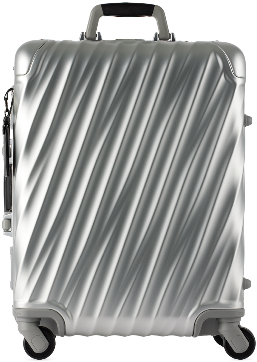 Silver 19 Degree Aluminium Continental Carry-On Suitcase