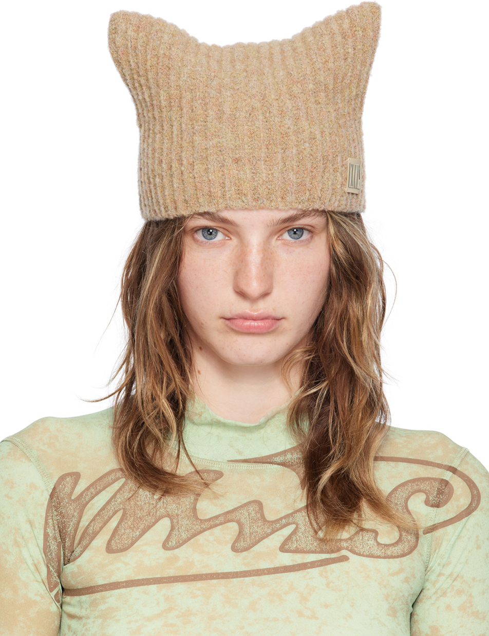 KNWLS: Beige Precious Beanie | SSENSE