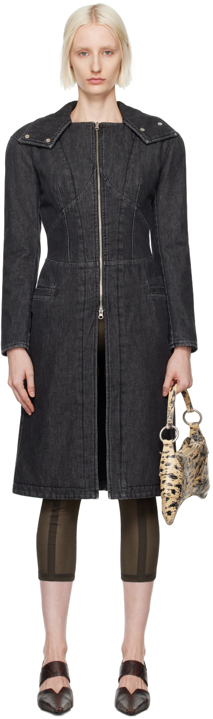 Black Alice Denim Coat