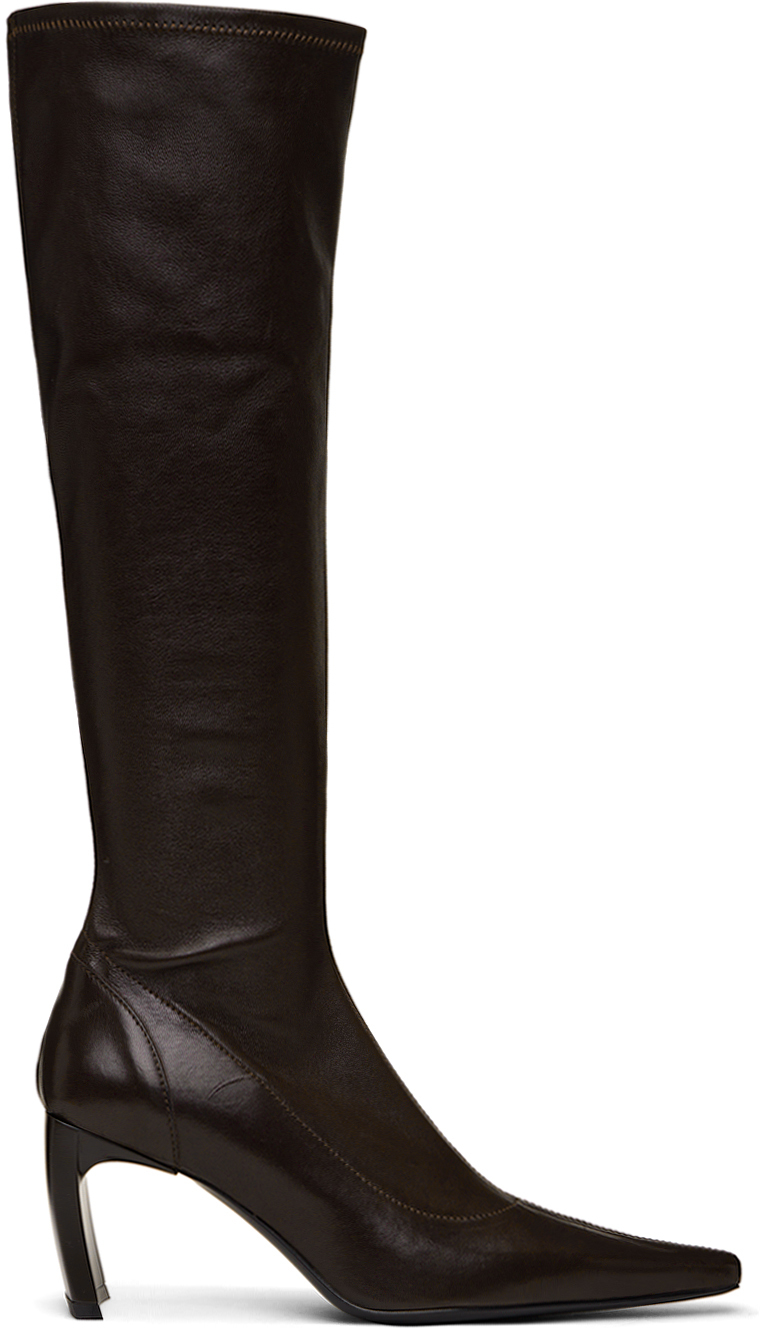 Shop Knwls Brown Serpent Tall Boots