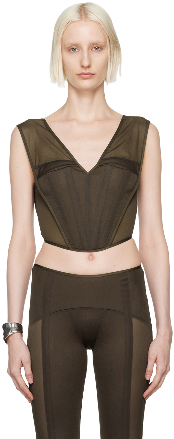 KNWLS BROWN GRACE BUSTIER 