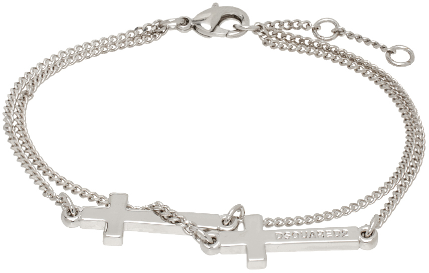 Silver Jesus Bracelet