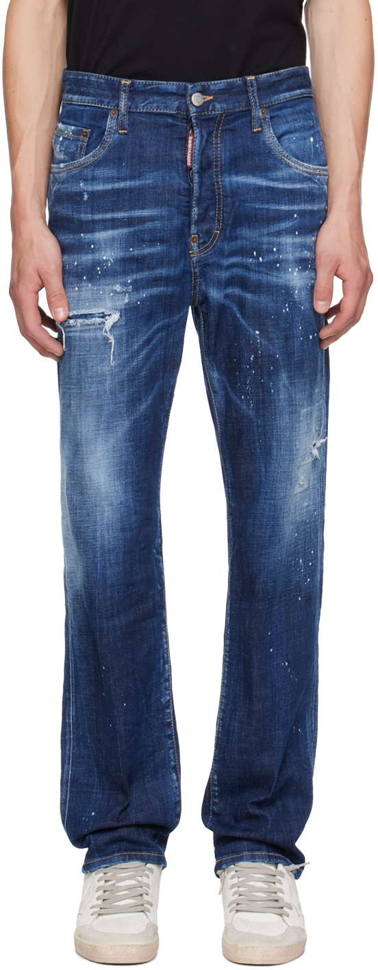 デニム・ジーパン Dsquared2 642 Jean Light Blue Denim Dsquared2 642 Jeans Light Blue at CareOfCarl.com