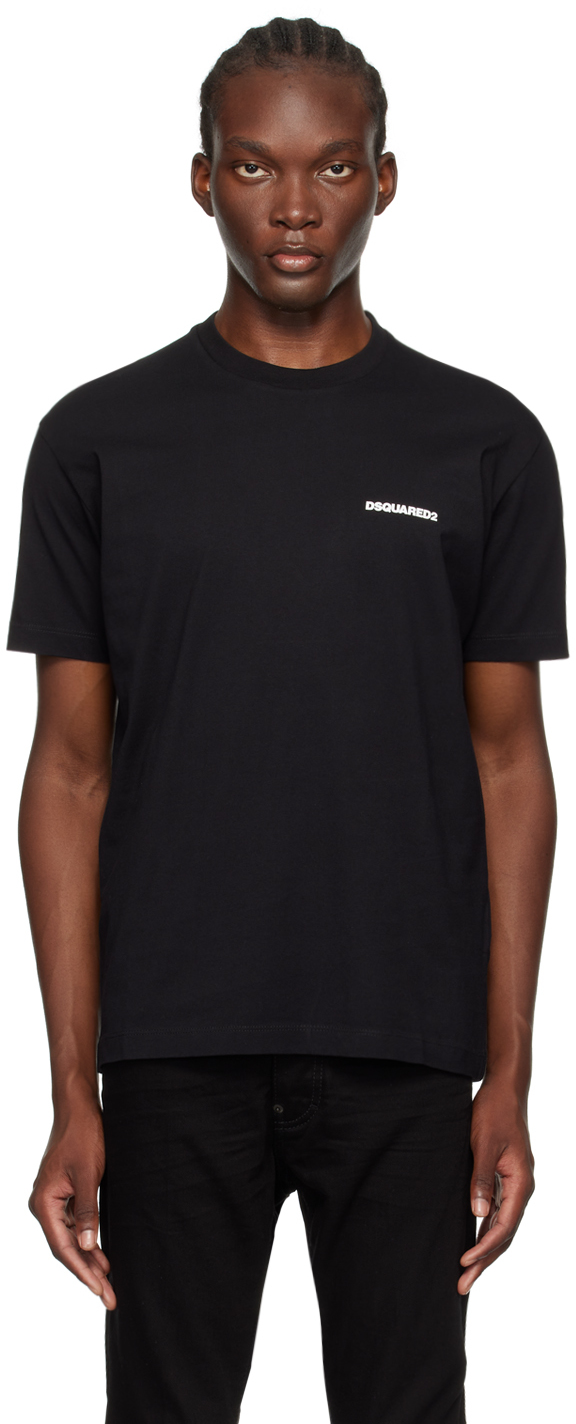 【DSQUARED2】 クールフィットTシャツ ブラック DSQUARED2 ディースクエアード Cool Fit Tシャツ L ブラック