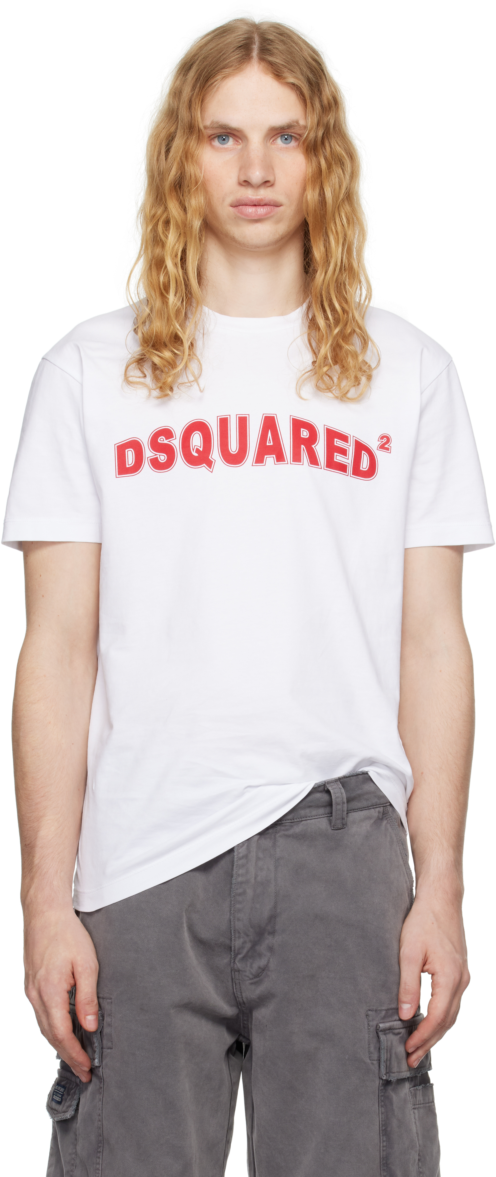 Shop Dsquared2 White '' Cool Fit T-shirt In 100 White